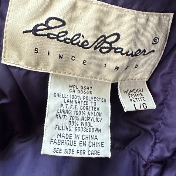 Eddie Bauer down gore-Tex hooded jacket - Picture 2 of 9